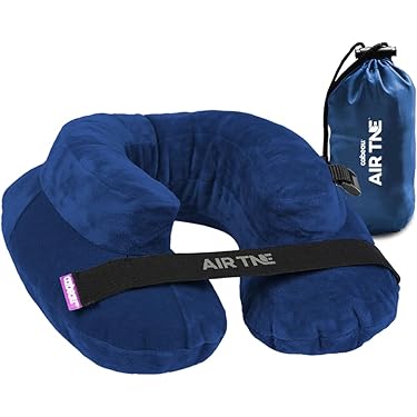 Oreiller Gonflable De Voyage Avec Housse Amovible - Sac à Dos/camping