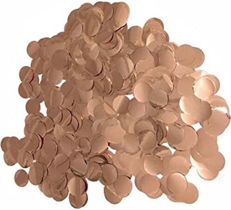 30g of Shining Rose Gold Confetti Tissue Paper 25mm Circles for Wedding Birthday Party Baby Shower Bridal Party