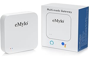 eMylo Multi-Mode Gateway,Zigbee & WiFi & Bluetooth Hub Mesh Gateway Supports Multi-protocols-APP Control,Tuya Smart Devices,Work with Smart Life and Tuya,Alexa and Google Assistant