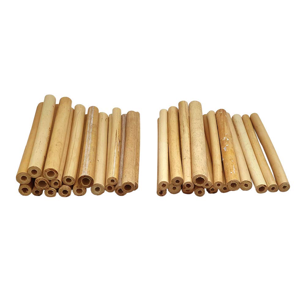 Vie Naturals Bamboo Tubes for Bees, 15cm, 50 pcs