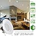 Sunco Lighting 12 Pack 5/6 Inch LED Recessed Downlight, Baffle Trim, Dimmable, 13W=75W, 4200K Medium White, 1050 LM, Damp Rated, Simple Retrofit Installation - UL + Energy Star