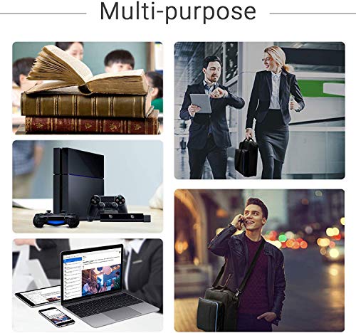 PS4 Travel Case, Multifuncional Waterproof PS4 Carrying Case Portable PS4 Bag for Sony PS4, PS4 Slim Systems and Accessories