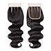 CYNOSURE human hair bundles with closure body wave bundles with closure human hair natural black 16 18 20+14