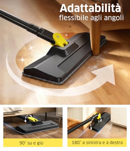PEXCHO Steam Mop with Portable Cleaner 1500 W, Removable Tank