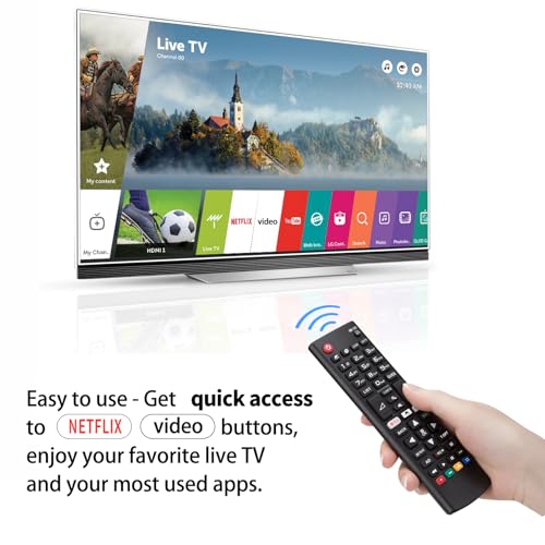 Universal for LG Smart TV Controller, Remote Control for All Original LG TV AKB75095308, with Batteries