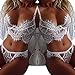 Underwear,toraway 1 Sexy Lingerie Set Lace Bra +Thongs Briefs G-string (X-Large, White)