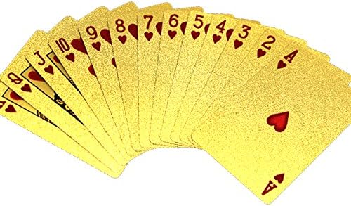 Amazon 通販のトココ 金 ゴージャス 輝くプラスチック セレブ ジョークグッズ パーティー 旅行 ゴールドトランプ カード ゲーム Pa053 カードゲーム トランプ おもちゃ