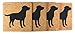 Labrador Retriever Dog Gift Cork Drink Coasters Set of 4- Basic Design Lab Dog Decor - Perfect Decoration for Puppy Lovers (Labrador, 3 7/8