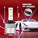 9006/HB4 LED Headlight Bulbs, ONEWELL 60W 6000K 6000LM Extremely Bright Xenon White-Advanced COB Chips Low Beam/Fog Light Bulbs Conversion Kit, 2-YEAR WARRANTY(Pack of 2)
