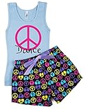 Activewear Apparel Girl's Dance Top and Shorts Pajama Set