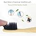 Bamboo Toothbrush Charcoal Toothbrush Soft Bristles for Teeth Toothbrushes Pack of 4
