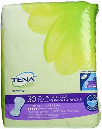 Tena Pads Ultimate Overnight, 30 ct
