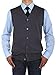 Luciano Natazzi Men's Pullover Vest Buttoned Cotton Sweater Relaxed Fit