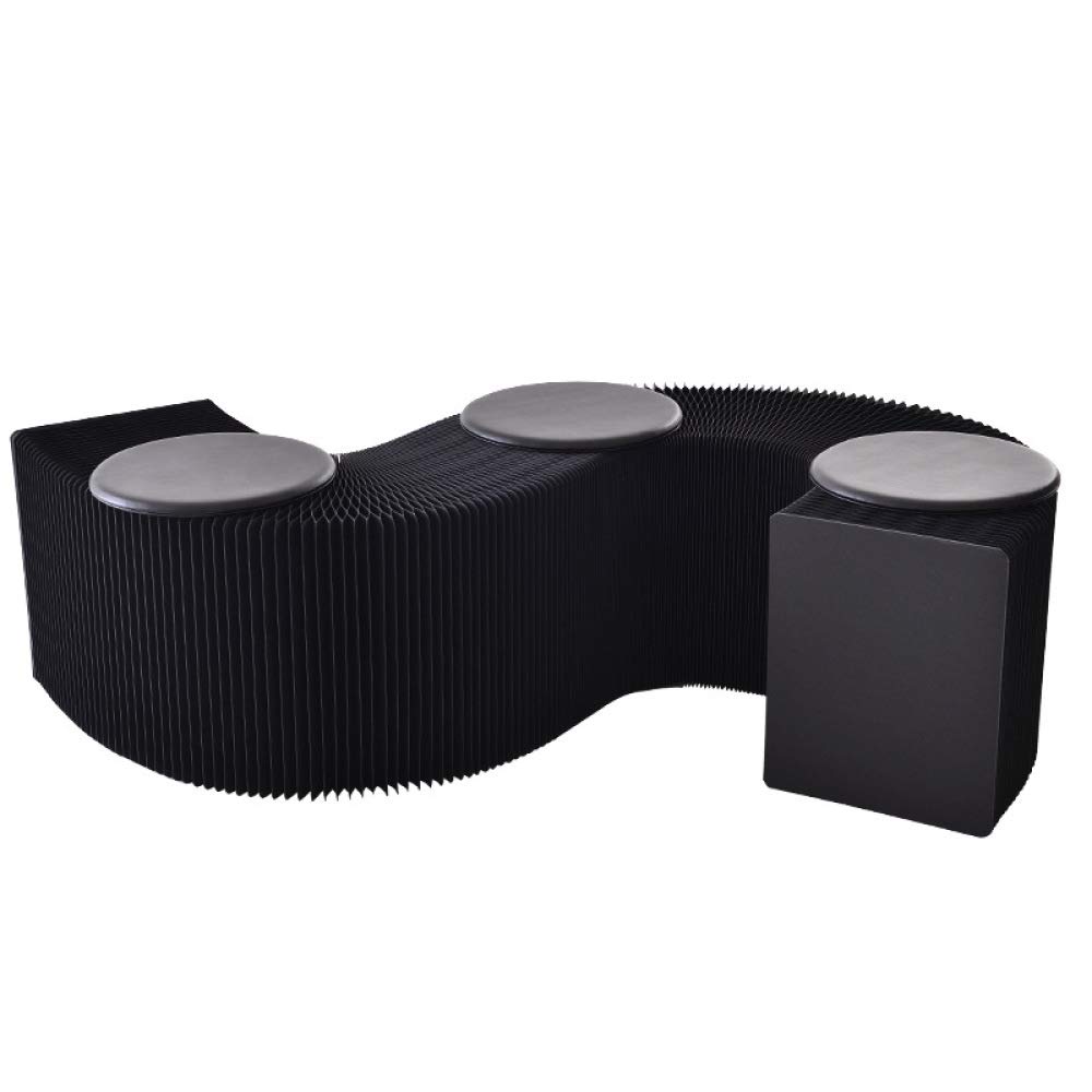FORESTS Folding Paper Stool Sofa Chair,Paper