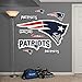 Fathead New England Patriots: Logo - Officially Licensed NFL Removable Wall Adhesive Decal