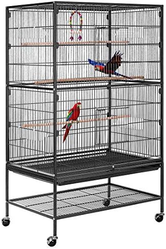 VIVOHOME 53 Inch Wrought Iron Large Bird Cage