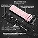 greatgo for Blaze Bands compatible Men&Women, 3 in 1 Replacement Adjustable Leather Wristband TPU Strap with Metal Case Rose Gold Frame Screen Protector Cover Accessory Set (Pink)