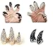 5X False Nail Clear Crystal Claw Paw Talon Finger Ring by NYKKOLA