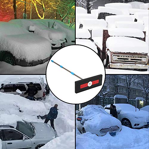 FLY HAWK Professional car and Truck Snow throwers - Winter Snow Brush, Push Rod Type Snow Thrower Design - Splice Test Stainless Steel Tube, 4ft to 15ft roof Snow Thrower (6 FT) - Thumbnail 7