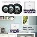 Vinyl Record Player JORLAI Turntable, 3 Speed BT Record Player Suitcase with Built in Speakers/Rechargable Battery/Vinyl-to-MP3 Recording/Headphone Jack/Aux Input/RCA Line Out – Lavenderthumb 3