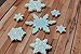 R&M International Snowflake Cookie Cutters, Assorted Sizes, 7-Piece Set, Blue