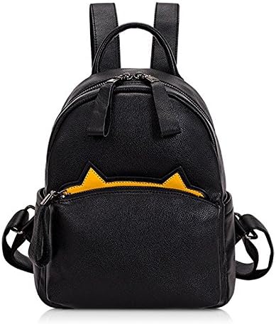 Women's Mini Cute Cat Backpack PU Leather Shoulder Bag Schoolbag Casual Daypack For Girls/Students/Women