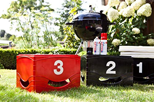 edding 5200 Permanent Spray - tiefschwarz glänzend - 200 ml - Acryllack zum Lackieren und Dekorieren von Glas, Metall, Holz, Keramik, Kunststoff, Leinwand - Lackspray, Acrylspray, Farbspray – Bild 4