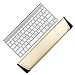 Keyboard Wrist Rest Pad,Soft PU Leather Wrist Support with Interior Soft Cushion Foam for Office/Computer/Laptops/MacBooks,Improved Tilted Design for Easy Typing & Pain Relief, 2 Layer-Gold/Black