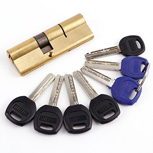 Buy Euro Cylinder Lock Barrel Thumb Turn 40/50 Door Lock W/ 7 Keys