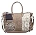 Myra Bag Retro Upcycled Canvas Weekender Bag S-1200