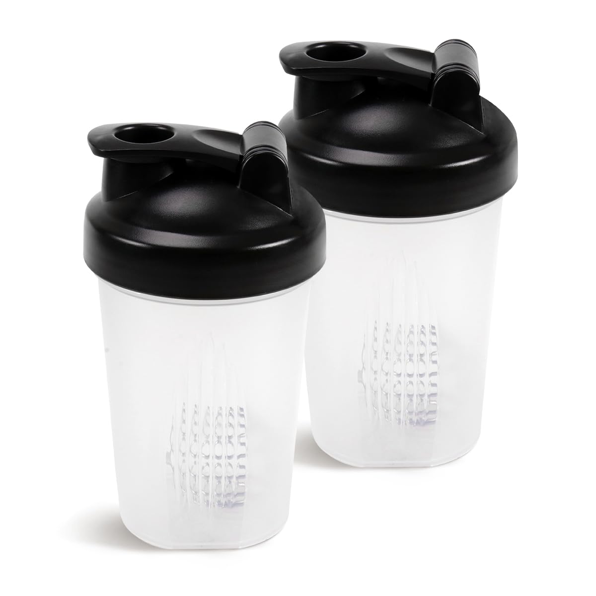 Photo 1 of DKMambo 12oz Shaker Bottle?Leak Proof Sports Shaker Cups for Protein Shakes?Shaker Bottle for Pre Workout and Travel To Go?BPA Free & Easy Clean,White?2pack