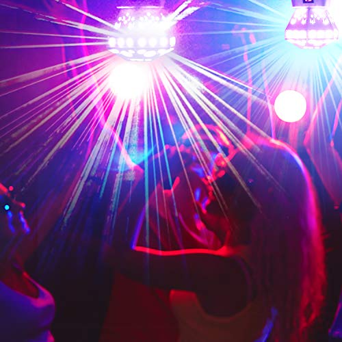 Stage Lights, Sound Activated RGB Party Lights DJ Lighting, 63 LED bar Lights and DMX Control for Church, Wedding, Stage Lighting Birthday Party(need an adapter) - Thumbnail 6