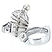 FW4WF Male Chast-ity Lockable Cage Stainless Steel Cock Toy for Men-45MM