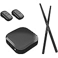 Electronic Drum Set, Portable Smart Air Drum Set 3D Motion Sensing, Virtual Pocket Drum with 2 Drumsticks for Beginners Adults Kids
