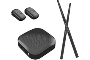 Bewinner Portable Pocket Electronic Drum Set with 3D Motion Sensing Virtual Sound, Includes 2 Drumsticks for Beginners Adults