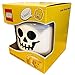 LEGO STORAGE HEAD (LARGE) - SKELETON - Polypropylene Storage Box with Lid for Kids' Toy Storage, Stackable Organizer, and Fun Storage Solution for LEGO Enthusiasts and Beyond