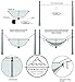 Evangelista Outfitters Hammock Mosquito Net – 11’2 x 4’6 Bug & Mosquitos Net fits All Camping Hammocks. Dense Mesh Provides Security. Compact, Lightweight, Easy Setup