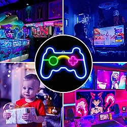 Game Neon Sign Gamepad Shape LED Neon Signs for