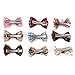 Pawz Road 12pc/lot Pet Colourful Single Bow Dog Hair Clips Random Color