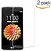 LG K7 Screen Protector 2 Pack, LG Tribute 5 Tempered Glass Screen Protector 9H Privacy Premium HD Clear Scratch Proof Anti-Glare Anti-Fingerprint Bubble Free Curved Film for LG K7/Tribute 5