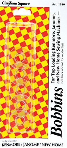 Euro-Notions Plastic Machine Bobbins, 5/pkg