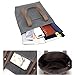 Sunshinejing Women's Canvas Shoulder Bags Retro Casual Handbags Work Tote Purses (Grey) One Size