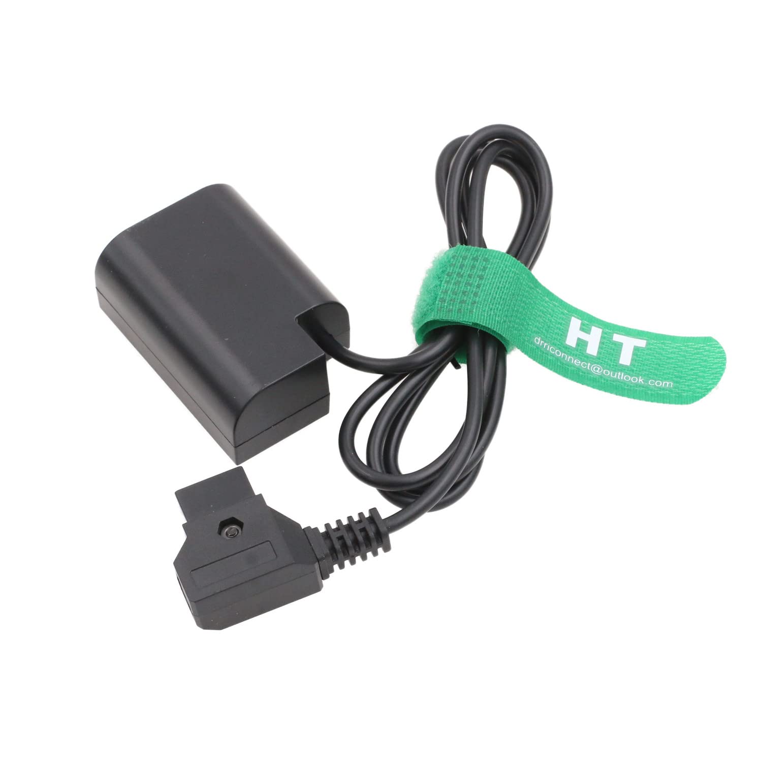 D-tap DMW-DCC12 DC Coupler DMW-BLF19E Dummy Battery Power Adapter for PANASONIC LUMIX DSLR GH3 GH4 GH5 camera (straight)