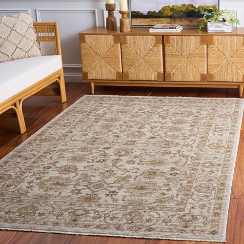 SAFAVIEH Hazel Area Rug 6x8, Ivory & Beige HZL514A at Amazon