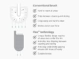 Joseph Joseph Flex Lite Silicone Toilet Brush with Slimline Holder Grey White view 6