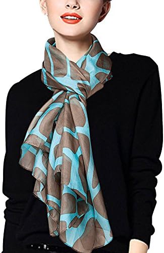 EcoWonder 100% premium silk scarf women long functional beautiful scarf hair wrap scarf head scarf
