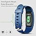 Coffea Fitness Tracker, H7-HR Activity Tracker : Heart Rate Monitor Wireless Smart Wristband Bracelet, Waterproof Fitness Watch with Replacement Band for Android & iOS