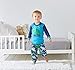 Gerber Baby Four-Piece Cotton Pajama Set, Dino, 12 Months