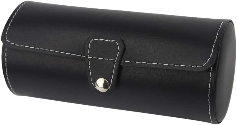 Travel Leather Watch Roll Organizer Case Box