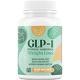 Nutrimend IQ GLP-1 Weight Loss Support - Fat Burner for Men & Women - Supports Healthy Pathways Associated with GLP-1 Activity + Appetite Suppressant Supplement - 60 Capsules to Help Lose Weight